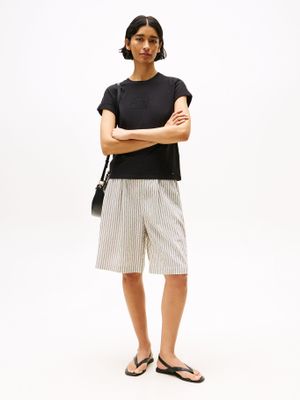 Imagen 2 del producto Polera Con Logo Floral Script Negro BDS Tommy Hilfiger