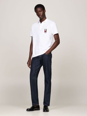 Imagen 2 del producto Polo Logo Corte Regular Vertical Blanco Tommy Hilfiger