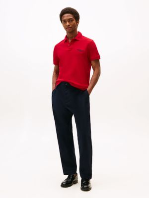 Imagen 2 del producto Polo Con Logo Gráfico Regular Fit Rojo Tommy Hilfiger