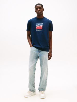 Imagen 2 del producto Polera Con Logo Distintivo Azul C1G Tommy Jeans