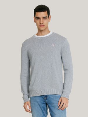 Sweater Essential Slim Fit Gris Tommy Jeans