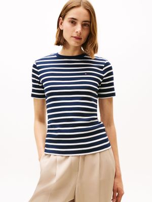 Polera Cody Slim Fit Azul 0X4 Tommy Hilfiger