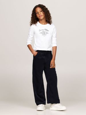 Imagen 2 del producto Polera De Niña Con Logo Gráfico Blanco Tommy Hilfiger