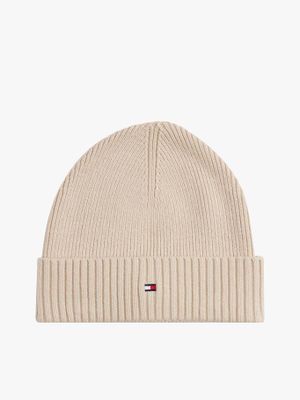 Imagen 1 del producto Gorro Solid Con Logo Beige Tommy Hilfiger