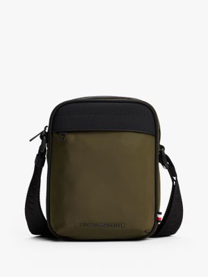 Imagen 1 del producto Bolso Reporter Con Logo Metálico Verde Tommy Hilfiger