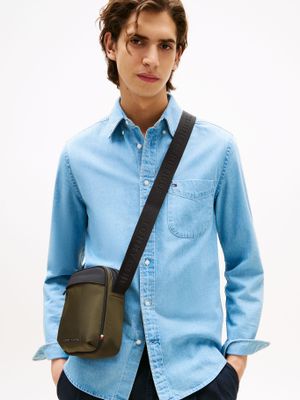 Imagen 2 del producto Bolso Reporter Con Logo Metálico Verde Tommy Hilfiger