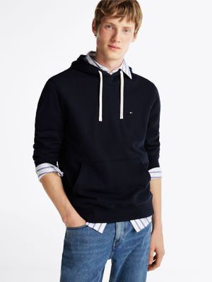 Polerón Hoodie Con Logo Bordado Azul DW5 Tommy Hilfiger
