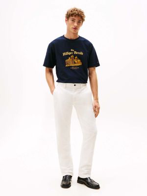 Imagen 2 del producto Polera Skyline Logo Relaxed Fit Azul Tommy Hilfiger