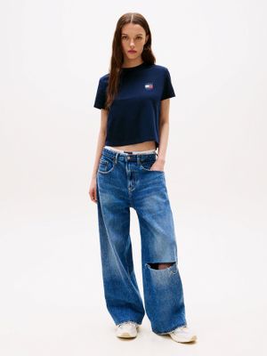 Imagen 2 del producto Polera Logo En La Parte Trasera Azul C1G Tommy Jeans