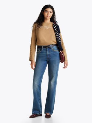 Imagen 2 del producto Polera Con Logo Corporate Solid Beige Tommy Hilfiger