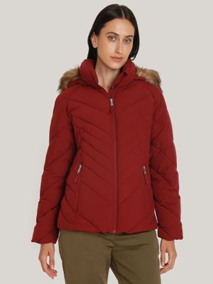 Imagen 1 del producto Parka Acolchada Con Gorro Teddy Rojo Tommy Hilfiger