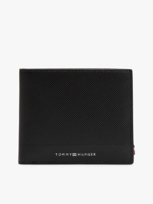 Billetera Foundation Con Monedero Negro Tommy Hilfiger