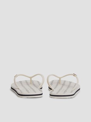 Imagen 2 del producto Sandalias Con Logo Esmaltado Blanco Tommy Hilfiger