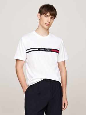 Polera Chest Insert Logo Blanco YBR Tommy Hilfiger