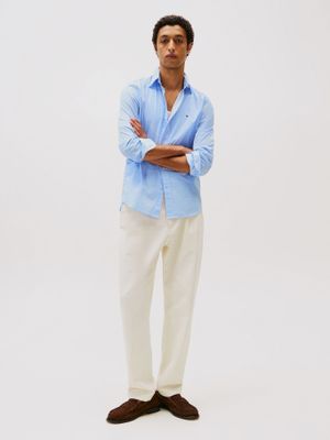 Imagen 2 del producto Camisa Fle Estampada Regular_Fit Celeste Tommy Hilfiger