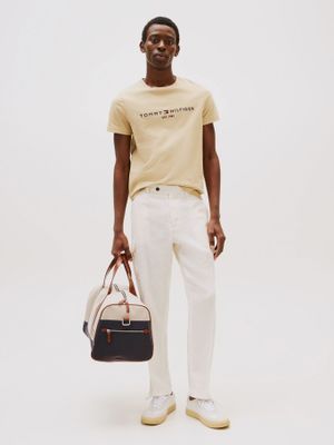 Imagen 2 del producto Polera Logo Slim Fit Beige RBT Tommy Hilfiger