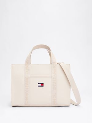 Tote Essential Daily Elevated Beige Tommy Jeans