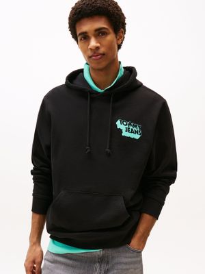 Polerón Hoodie Logo Gráfico Negro BDS Tommy Jeans