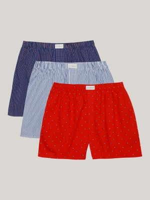 Pack 3 Bóxer Woven Print 944 Multicolor Tommy Hilfiger
