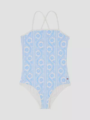 Imagen 1 del producto Traje De Baño de Escote Cuadrado Celeste Tommy Hilfiger