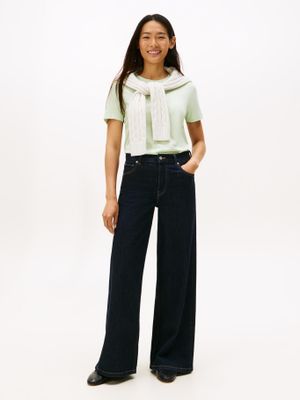 Imagen 2 del producto Polera Signature Con Logo Verde Tommy Hilfiger