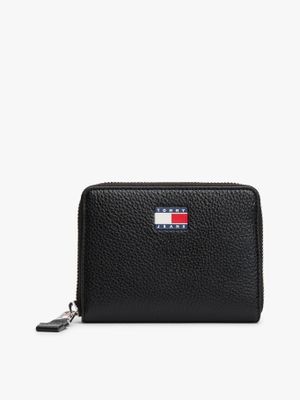 Billetera Must Con Cierre Negro Tommy Jeans