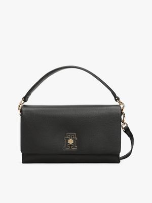Cartera Modern Con Cierre De Giro Negro Tommy Hilfiger