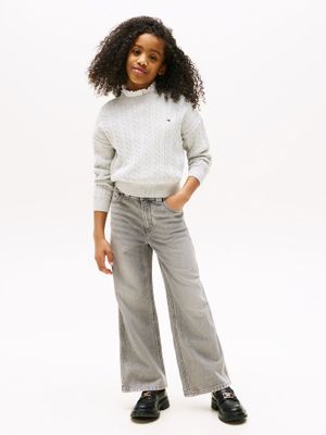 Jeans Mabel Denim Efecto Lavado Gris Tommy Hilfiger