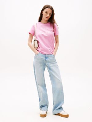 Imagen 2 del producto Polera Essential  Corte Regular Rosado U06 Tommy Jeans