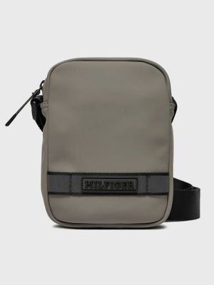 Bolso Reporter Monotype Gris Tommy Hilfiger