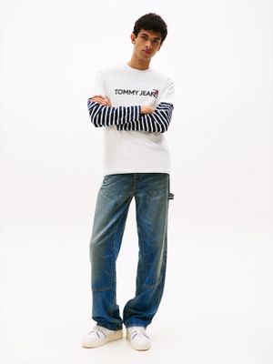 Imagen 2 del producto Polera Con Logo De Parche Blanco YBL Tommy Jeans