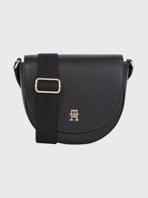 Polera Organic /Logo Slim Fit Negro Tommy Hilfiger