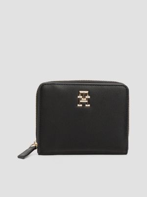 Billetera de Cierre Logo Monogram Negro Tommy Hilfiger
