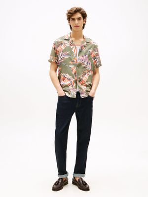 Imagen 2 del producto Camisa Tropical Print Con Logo Verde Tommy Hilfiger