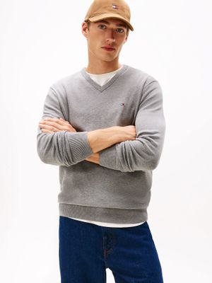 Imagen 1 del producto Sweater Signature -Neck Gris Tommy Hilfiger