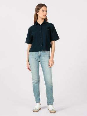 Imagen 2 del producto Camisa Poplin de Bolsillo Azul Tommy Hilfiger