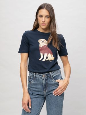 Imagen 1 del producto Polera Dog Print Azul Tommy Hilfiger