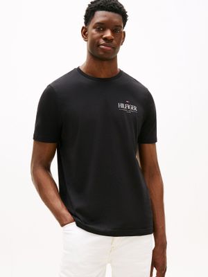Polera Hilfiger Stack Logo Negro BDS Tommy Hilfiger