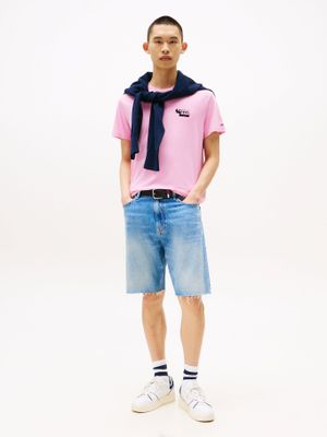 Imagen 2 del producto Polera Stack Logo Slim Fit Rosado U06 Tommy Jeans