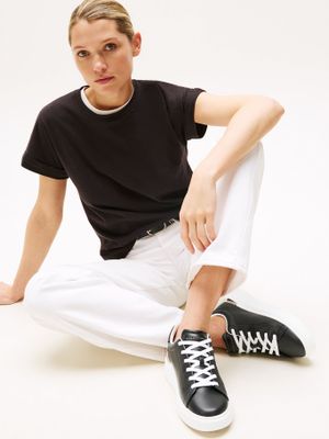 Imagen 2 del producto Zapatillas De Cuero Monogram Negro Tommy Hilfiger