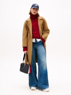 Imagen 2 del producto Cartera Satchel Con Monograma Th Azul Tommy Hilfiger