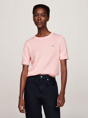 Imagen 1 del producto Sweater Solid Mujer Rosado Tommy Hilfiger