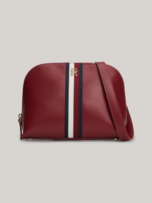 Bandolera Modern Corporate Monogram Rojo Tommy Hilfiger