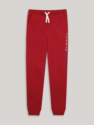 Jogger De Niño Con Logo Estampado Rojo Tommy Hilfiger