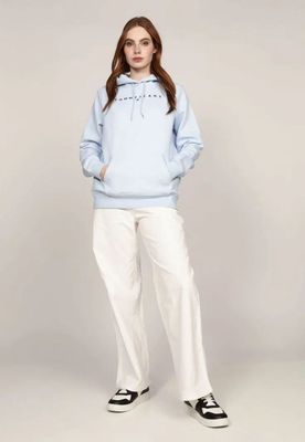 Imagen 2 del producto Polerón Hoodie Logo Monotype Celeste Tommy Jeans