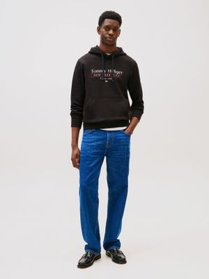 Imagen 2 del producto Polerón Hoodie Center Stack Logo Negro Tommy Hilfiger