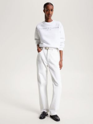 Imagen 2 del producto Polerón Modern Con Logo Blanco YCF Tommy Hilfiger