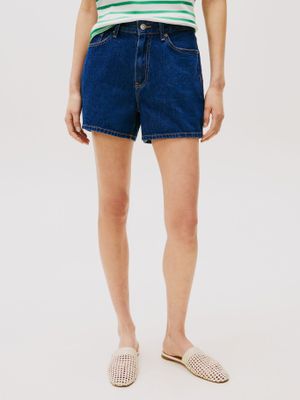 Imagen 2 del producto Short Denim De Talle Alto Azul Tommy Hilfiger
