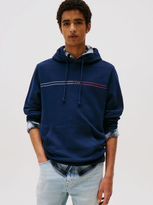 Polerón Hoodie Entry Graphic Logo Azul Tommy Jeans