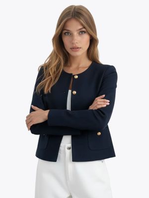 Chaqueta Interlock Gold Azul Tommy Hilfiger